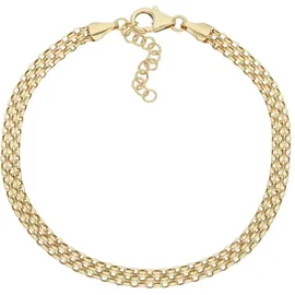 FIRETTI Armkette FIRETTI "Schmuck Geschenk Gold 585 Armschmuck Armband Goldarmband Bismarckkette", gold (gelbgoldfarben), Armbänder, Damen, 22cm, Gelbgold 585, Armkette