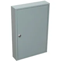E/D/E Schlüsselschrank 64 H. 1-türig 450 x 300 x 80 cm Silber
