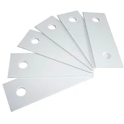 SZ Metall Regal-Verbindungselemente weiß 9,0 x 6,0 x 0,5 cm