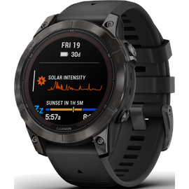 Garmin fenix 7 Pro Sapphire Solar schwarz/carbongrau