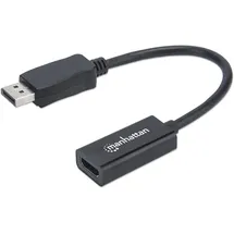 Manhattan DisplayPort Adapter 0,15 m Schwarz