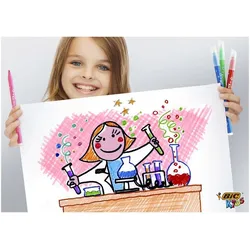 Plastidecor Kids Box Wachstifte Bunt – 352 Stück für endlosen Malspaß