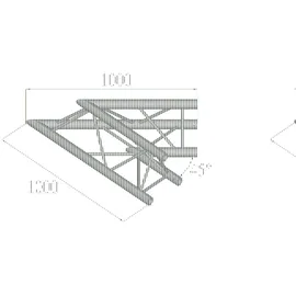 Alutruss TRILOCK 6082AC-19 2-Weg-Ecke 45°