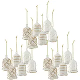 Villeroy & Boch Winter Collage Accessoires Glasglocke gold 18 tlg.