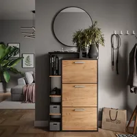 Vicco Orlando 80 x 128,3 x 24,2 cm mit 3 Fächern braun