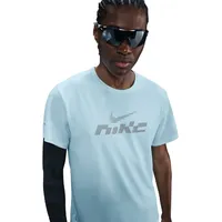Nike Miler Flash Dri-FIT UV Herren Sweatshirt, türkis - glacier blue/reflective silv - M