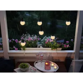 Star Trading LED Lichterkette Solar 5 m Weiß