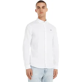 Tommy Hilfiger Slim Stretch Oxford Langarmhemd White S