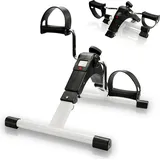 Yakimz Mini heimtrainer klappbar Bewegungstrainer Armtrainer Bike Fahrrad Cardio LCD - Schwarz