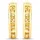 Rafaela Donata Creolen K87 gelbgold 375 2-tlg