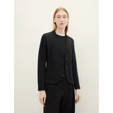 Tom Tailor 1038703 Ottoman Structure Blazer Deep Black 2XL