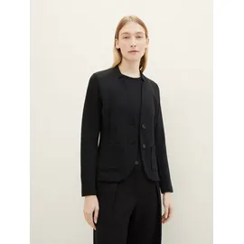 Tom Tailor 1038703 Ottoman Structure Blazer Deep Black 2XL