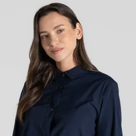 Craghoppers Langarmbluse Blau 38