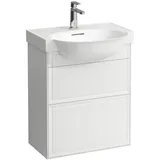 Laufen The new Classic Waschtischunterschrank, 2 Schubladen, Weiß matt