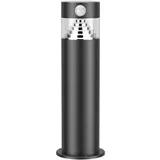 ChiliTec Wegeleuchte SWL-AS30, Aluminium, schwarz, mit LED, Solar, für außen, 30 cm