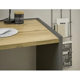 Home Affaire Schreibtisch CiTY/GiRON, moderner Computertisch, wohnliches Home Office, Breite 80 oder 143 cm grau 143 cm x 76,2 cm x 62,2 cm