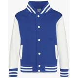Just Hoods by AWDiS College Varsity Jacke Royal Blue/White 152