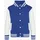 Just Hoods by AWDiS College Varsity Jacke Royal Blue/White 152