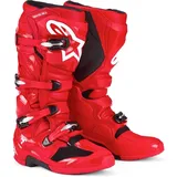 Alpinestars Tech 7, Stiefel - Rot/Schwarz/Weiß - 14 US
