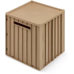 Aufbewahrungsbox mit Deckel | Elijah - Oat