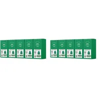 by Amazon Lungo Nespresso kompatible Kaffeekapseln, Aluminium- Kapseln, Mittlere Röstung, 100 Stück, 10 Packungen mit 20 - Rainforest Alliance-zertifiziert