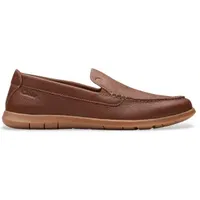 CLARKS für Herren. 26176954 Flexway Step Leder Mokassins braun