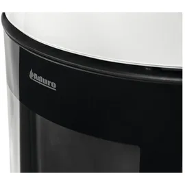 ADURO P1.4 Stahl Weiß/Abdeckplatte Glas