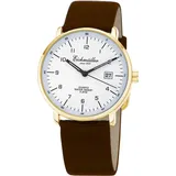 EICHMÜLLER | Herren Armbanduhr Ø 38mm | braun Datumsanzeige