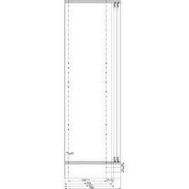 N/H HETTICH Systema Top 2000 Quadro Duplex 40, Schranktiefe 316 mm, Maß X=22mm