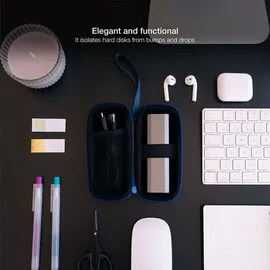 TooQ TQBC-M201PB Schutzhülle, für M2 externe Box, Pazifikblau