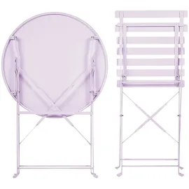 Beliani Balkonset 3-tlg. Violett