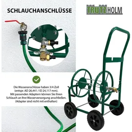 Trutzholm Schlauchwagen Basic 50 m Stahl grün
