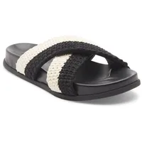 Roxy Syenna Sandalen black - cream Gr. 8.5