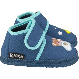 Nanga Bärchen leichter Baby Hausschuh Lauflerner EUR 19 - Blau - 19