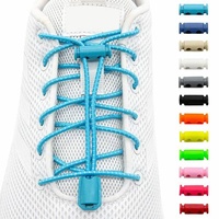 BENMAX SPORTS Hochleistungs-Schnürsenkel ohne Binden Gummi Schuhbänder mit Schnellverschluss Hellblau