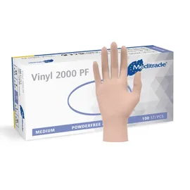 Meditrade Vinyl 2000 PF Einmalhandschuhe aus Vinyl