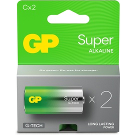 GP Batteries Super Baby (C)-Batterie Alkali-Mangan 1.5V 2St.
