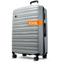 cocoono Madrid 4-Rollen 77 cm / 94 l grau/silber