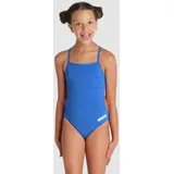 Arena Team Badeanzug Mädchen Challenge Einfarbig - Royal-white / 128