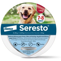 Seresto 4,50g + 2,03g Halsband für Hunde ab 8kg 1 St