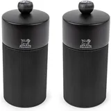 Peugeot Geschenkbox, Pfeffermühle + Salzmühle, Schwarz