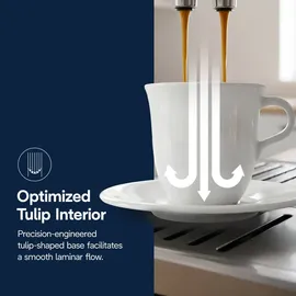 De'Longhi Cappuccinotasse 0,27 l Weiß 2 St.