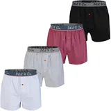 Phil & Co. Berlin Herren Boxer Classic Checks 4er Pack