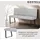 byLIVING Polsterbank Talea Hellgrau 160 x 92 x 59 cm