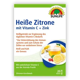 Sunlife Heiße Zitrone + Acerola Sticks 20 St.
