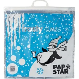 Papstar Tiefkühltragetaschen, LDPE 12 l 47 cm x 43 cm "Frosty Times"