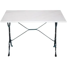 Lesli Living Gartentisch 100 x 60 x 73 cm Weiß