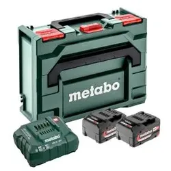 Metabo Basis-Set 2 x 4.0 Ah + Metaloc