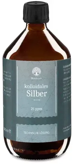 Waldkraft Kolloidales Silber 25ppm Silber-Lösung 500ml