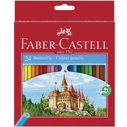 Faber-Castell (Schule) 24er-Pack Buntstifte »Castle« braun